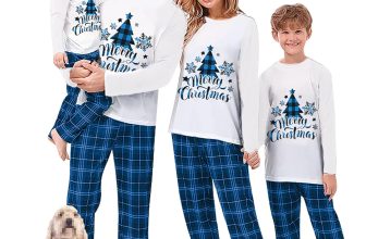 Awoscut Christmas Family Matching Pajamas Sets