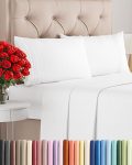 Queen Size 4 Piece Sheet Set - Comfy Breathable &