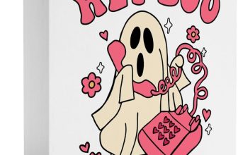 Pink Halloween Deccor, Cute Halloween Desk Decor Signs