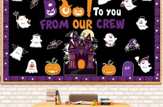 112pcs Halloween Bulletin Board Decoration Set Cute