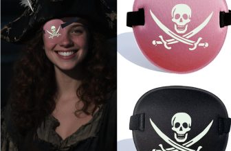 Pirate Eye Patch - 2 Pcs Skull & Crossbones Adjustable