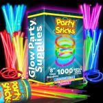 PartySticks Glow Sticks Party Supplies 1000 pack - 8