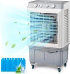 Winado Portable Swamp Cooler w/Wheels, 2500 CFM