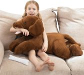 MorisMos 32 Inch Giant Chocolate Lab Stuffed Animal,