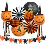 Halloween Party Decorations, Black Orange Party