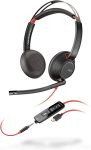 Poly Blackwire 5220 Wired Headset - Flexible Boom Mic -