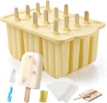 Popsicles Molds, MEETRUE 12 Pieces Silicone Popsicle