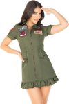 Leg Avenue womens Licensed Top Gun Flight Dress Costume
