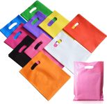 Plastic Party Favor Small Gift Bags, 100 PCS 6" x 8"