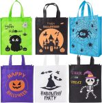 6 Pack Large Halloween Bags, Halloween Bag with