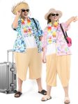 12 Pcs Adult Funny Tourist Costume Set for Couples