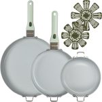 GoodCook Ceramic Cookware Set 7-Piece with Removable