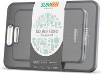 Titanium Cutting Board Double Sided Food Grade, Pure