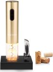 Secura Electric Wine Opener, Automatic Bottle Corkscrew