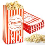 MAQIHAN 100 Popcorn Bags 1oz - Small Disposable Paper
