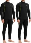 romision 2 Pack Thermal Underwear for Men Long Johns