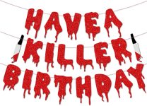 Have a Killer Birthday Party Banner, Halloween Horror