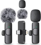 MAYBESTA Wireless Mini Microphone for iPhone, Android