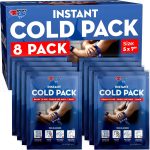 Instant Ice Cold Packs (7”x 5”) Disposable Ice Packs