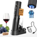 CIRCLE JOY Rechargeable Wine Opener Electric Wine