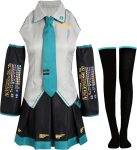 Anime Cosplay Costume Outfit Top Skirt Full Set Women