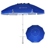 AMMSUN 8 Feet Large Beach Umbrella with Sand Anchor
