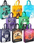 PARSUP 8PCS Trick or Treat Bags, Tote Bags with