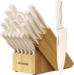 Astercook Knife Set, 17 Pieces Kitchen Knife Sets with