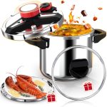 18/8 Stainless Steel Pressure Cooker 10 Quart,