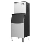 EUHOMY Commercial Ice Maker Machine 400Lbs/24H, SECOP
