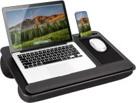 LAPGEAR Home Office Pro Lap Desk with Wrist Rest, Mouse