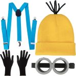 Halloween Costume Accessories Adult Yellow Beanie Hats