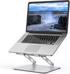 Laptop Stand for Desk, Adjustable Laptop Riser, Metal