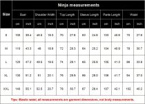 Men's Black Ninja Costume Japanese Samurai Swordsman