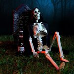 Sizonjoy 36" Posable Halloween Skeleton Decorations,