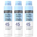 Neutrogena Ultra Sheer Body Mist Sunscreen Spray, Broad