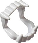 Boieo White Vampire Fangs Halloween Costumes Props for