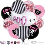 10 Pcs Halloween Party Balloons Decorations, 12-27 inch