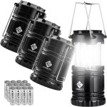 Etekcity Camping Lanterns for Power Outages 4 Pack,