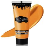 MEICOLY Orange Face Body Paint for Halloween SFX