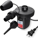 Quick-Fill Electric Air Pump with 3 Nozzles, AC