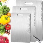 Katuchef Titanium Cutting Board for Kitchen, Pure Katu