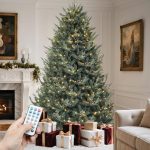 YITAHOME Prelit Blue Spruce Christmas Tree 6ft with