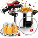 18/8 Stainless Steel Pressure Cooker 13 Quart,