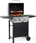 MASTER COOK 3 Burner BBQ Propane Gas Grill, 472 Sq. In.