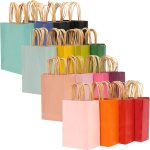 qiqee Medium Size Paper Gift Bags With Handles