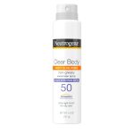 Neutrogena Clear Body SPF 50 Sunscreen Spray, Broad