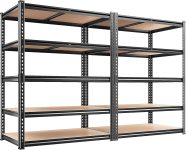 REIBII 2200LBS Storage Shelves 5 Tier Garage Shelving H