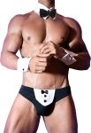 Avidlove Men's Sexy Briefs Gentleman Lingerie Bowknot