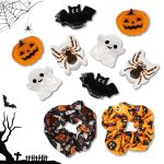 Halloween Hair Clips Sets, 8PC Small Halloween Hair